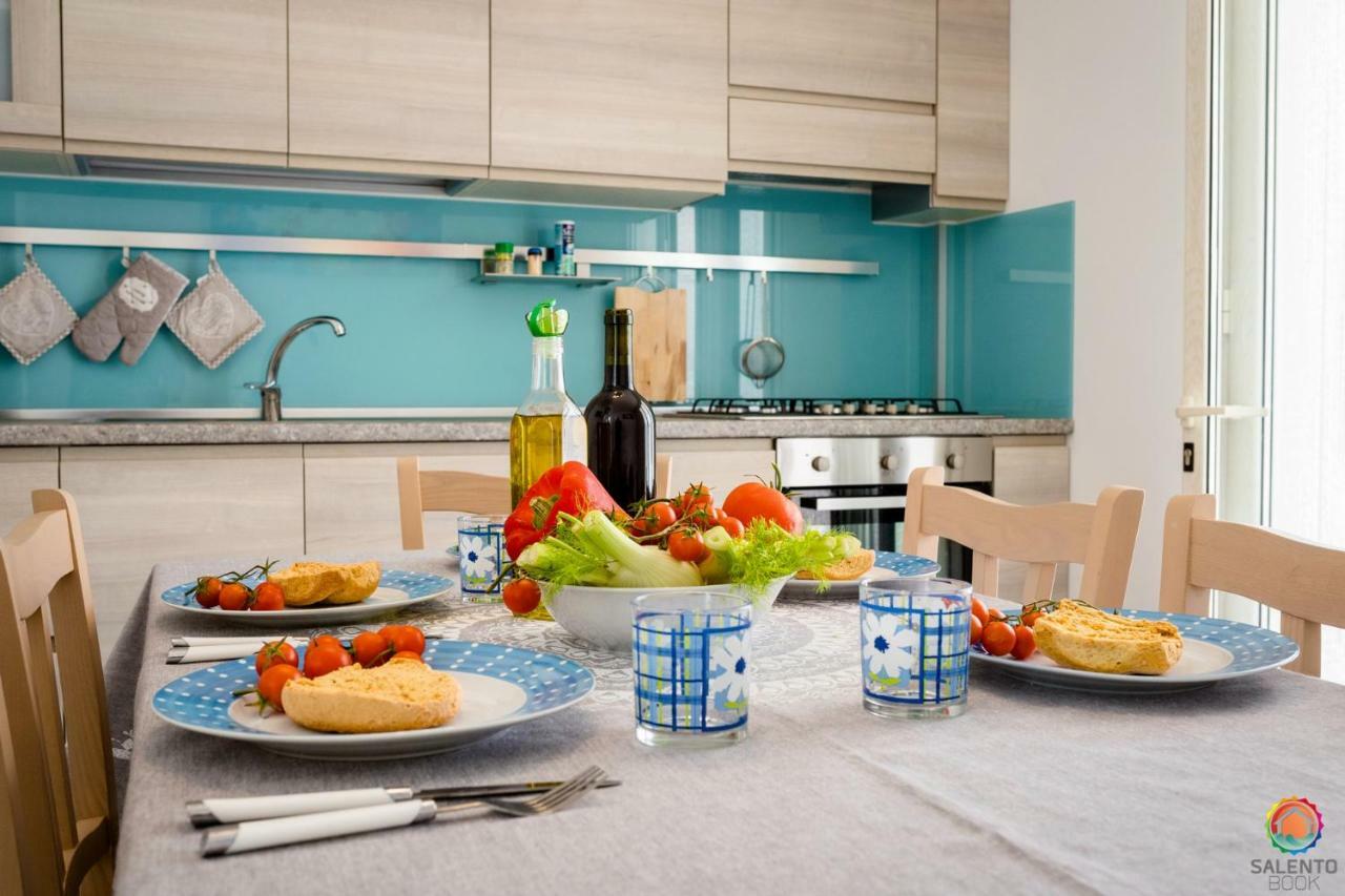 Perle Del Mare - Appartamenti Di Pregio 70M Spiaggia Pescoluse 佩斯科勒海滨 外观 照片