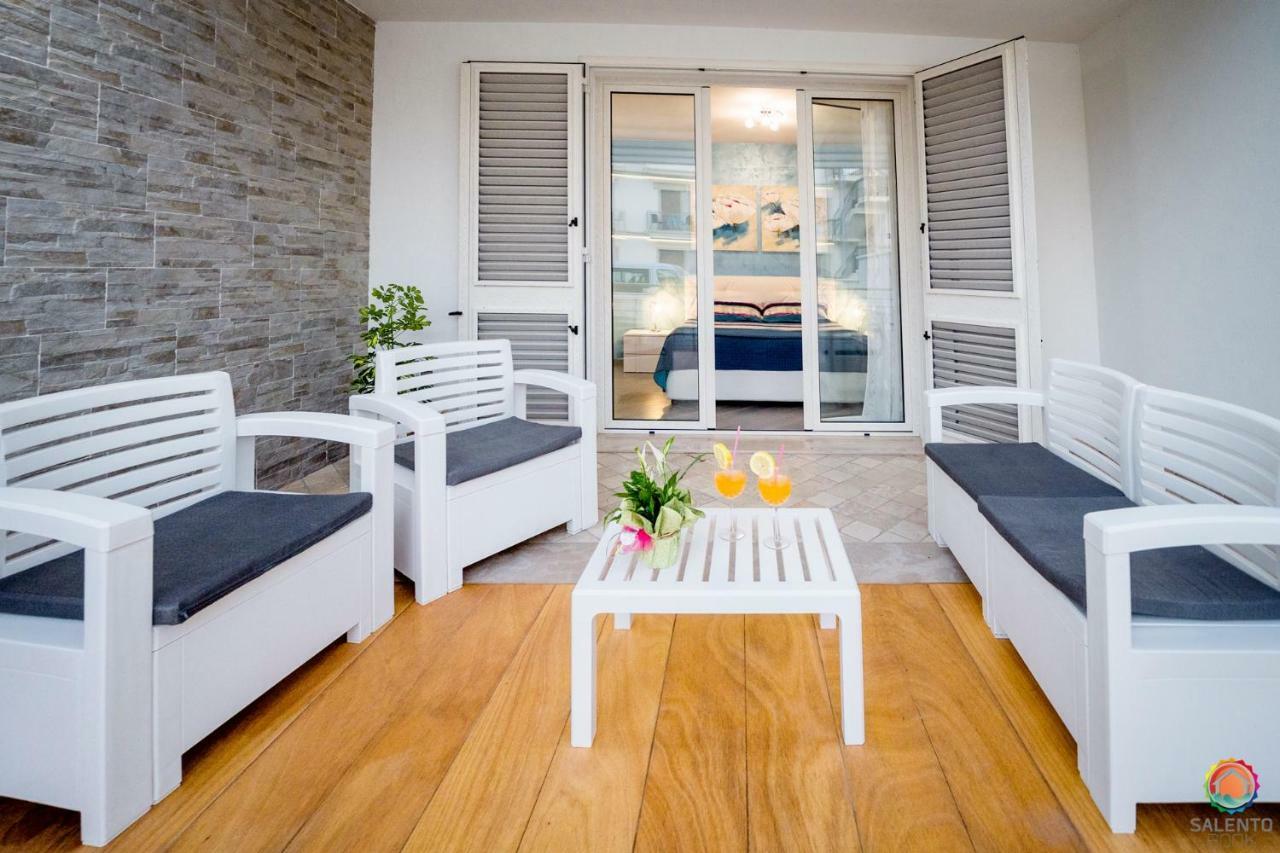 Perle Del Mare - Appartamenti Di Pregio 70M Spiaggia Pescoluse 佩斯科勒海滨 外观 照片